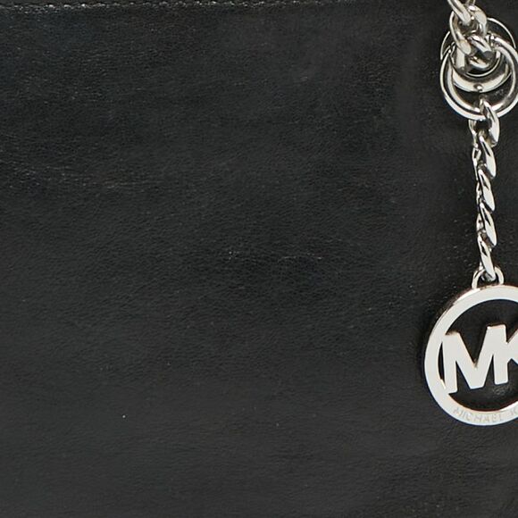 Michael Kors Black Leather Chelsea Chain Shoulder Bag